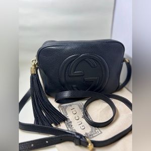 SOLD SOLD SOLD SOHO SMALL LEATHER DISCO BAG.  💯 Authentic